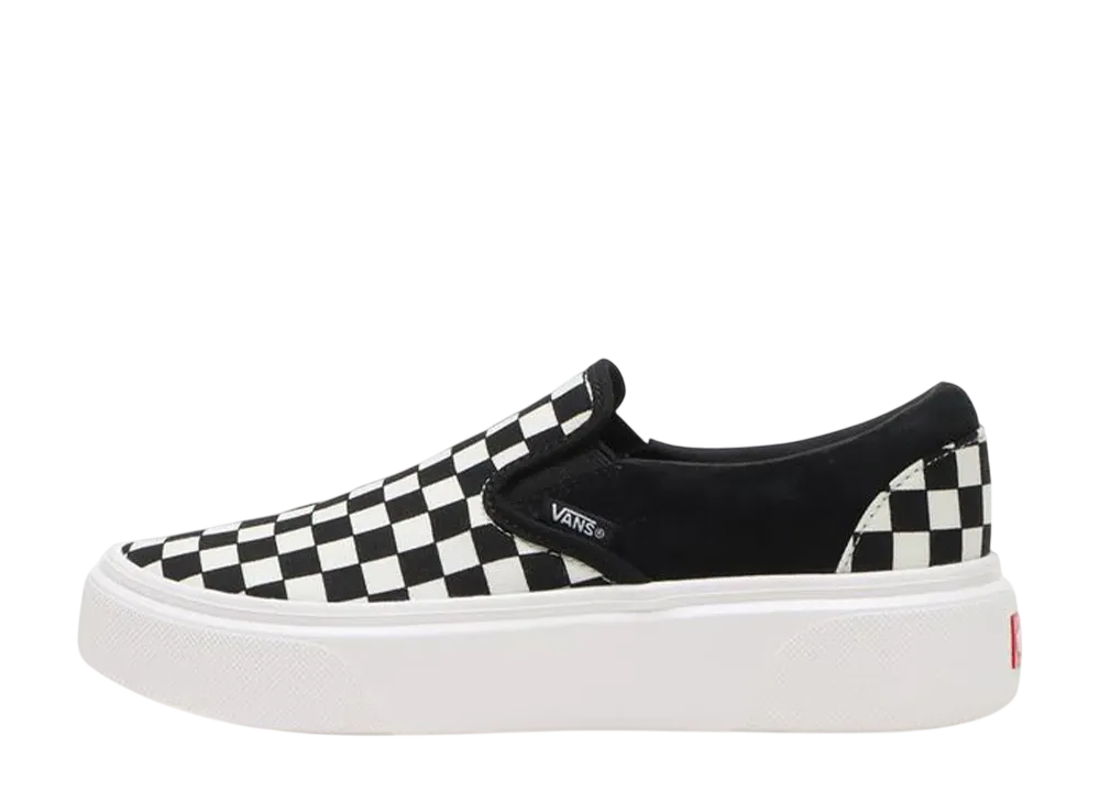 バンズ スリッポン ホバー "ブラック/ホワイト/チェック" (V98 HOVER)