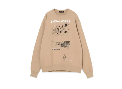 完売!Thom Yorke × UNDERCOVER スウェット 5 ベージュ 11/15発売|UNDERCOVER × Thom Yorke collection|抽選/販売