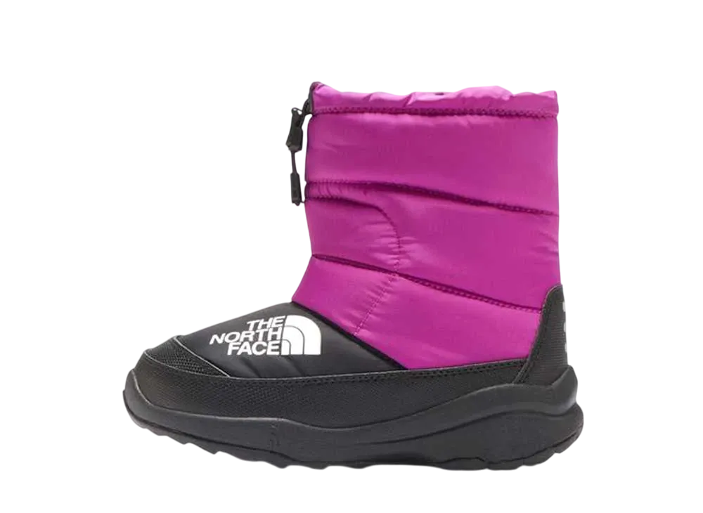 The North Face KIDS Nuptse Bootie 7 "Deep Mulberry/TNF Black"