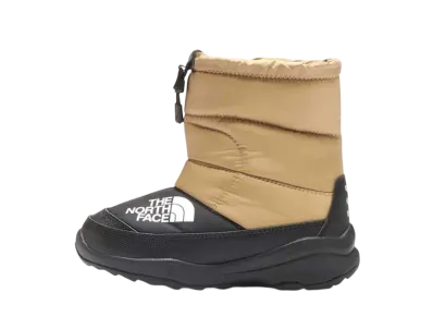 The North Face KIDS Nuptse Bootie 7 "Kelp Tan/TNF Black"