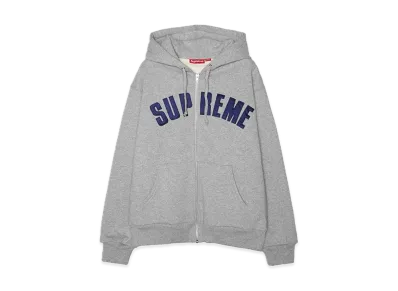 Supreme Arc Thermal Zip Up Hooded Sweatshirt "Heather Grey"