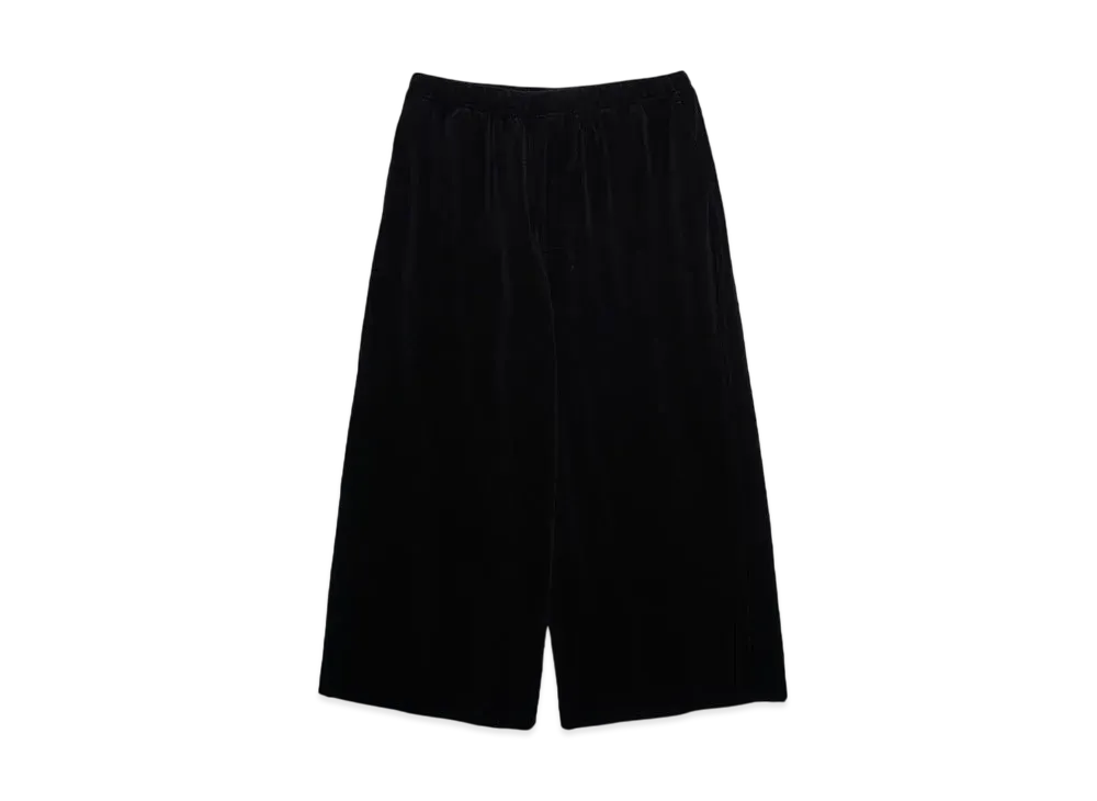 LAD MUSICIAN T/C VELOUR HAKAMA PANTS "BLACK"