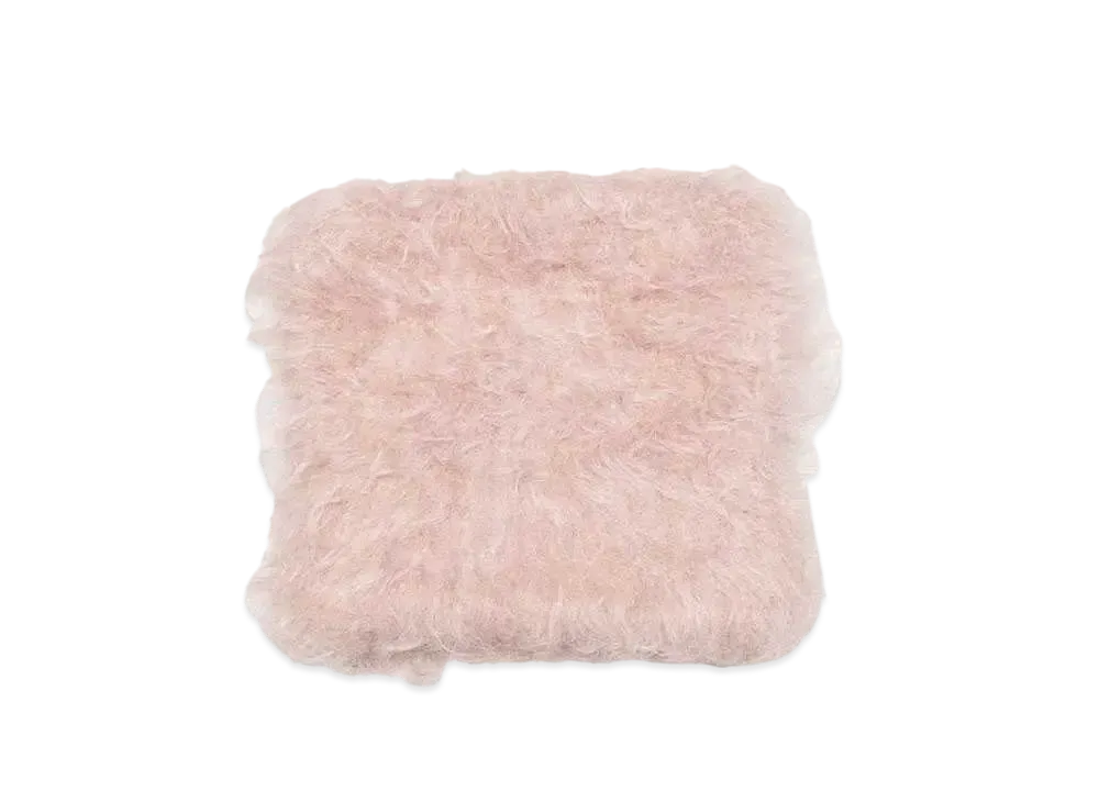 LAD MUSICIAN LOOP YARN SHAGGY KNIT EAR CAP "PINK"