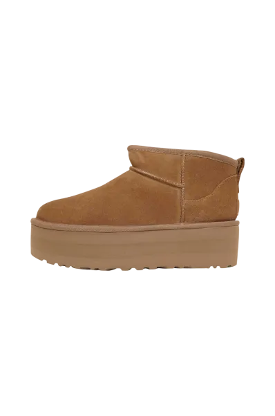 UGGR CLASSIC ULTRA MINI PLATFORM "CHESTNUT"