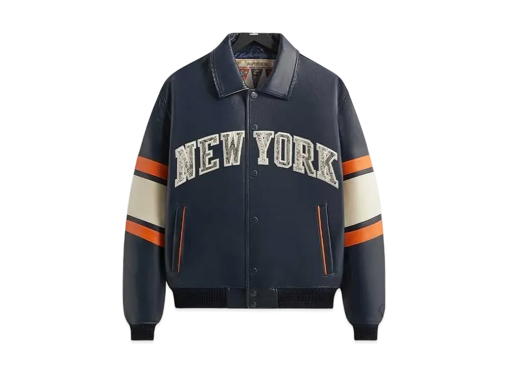 Kith x AVIREX for New York Knicks Legend Jacket "Navy"