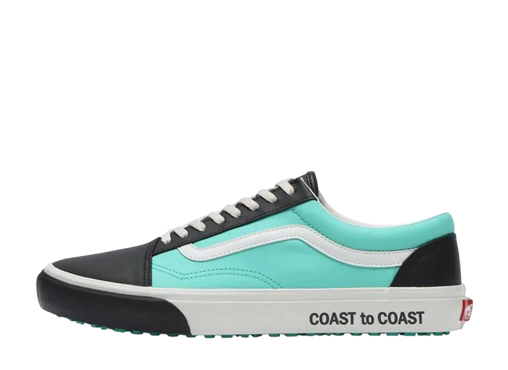 Vans Old Skool "Black/Turquoise" (V36CF COATED/@)