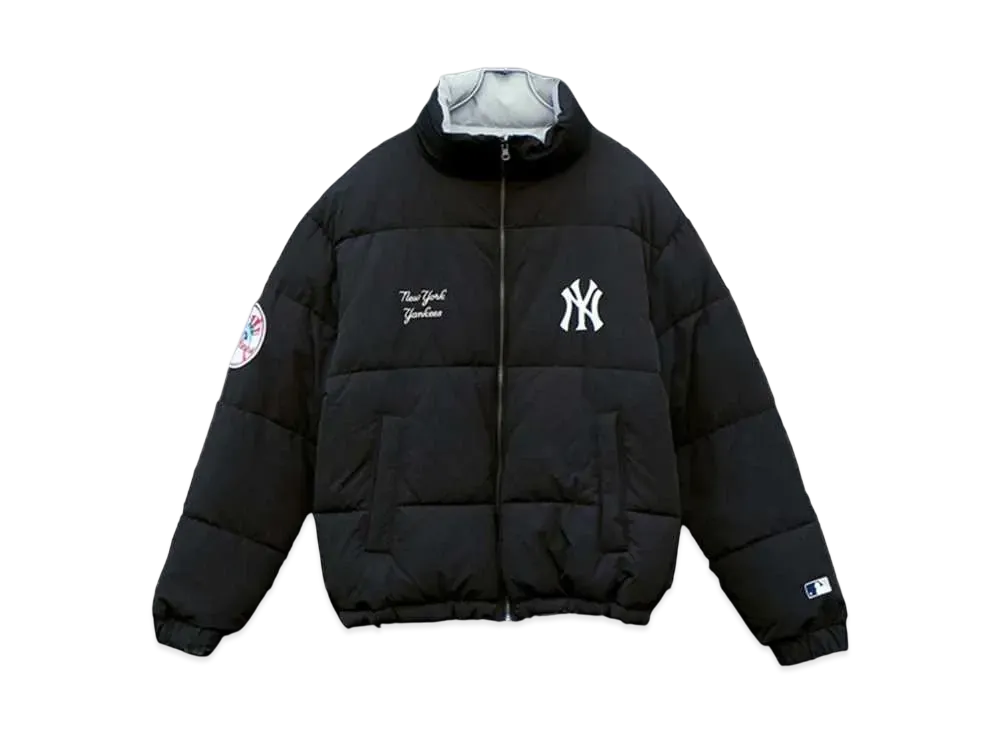 MLB Reversible Oversized Stand Padded Jacket "Black"
