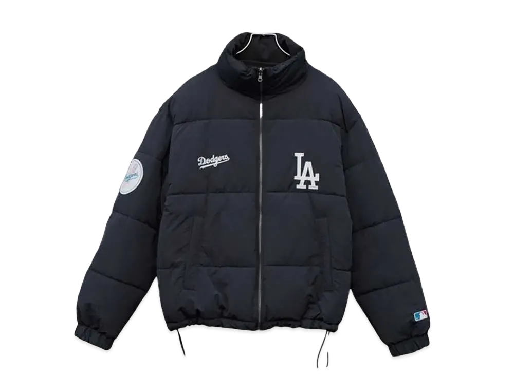 MLB Reversible Oversized Stand Padded Jacket "Dark Navy"