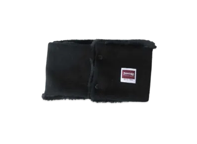 THRASHER Classic Hometown Fleece Open Neck Warmer "Black"