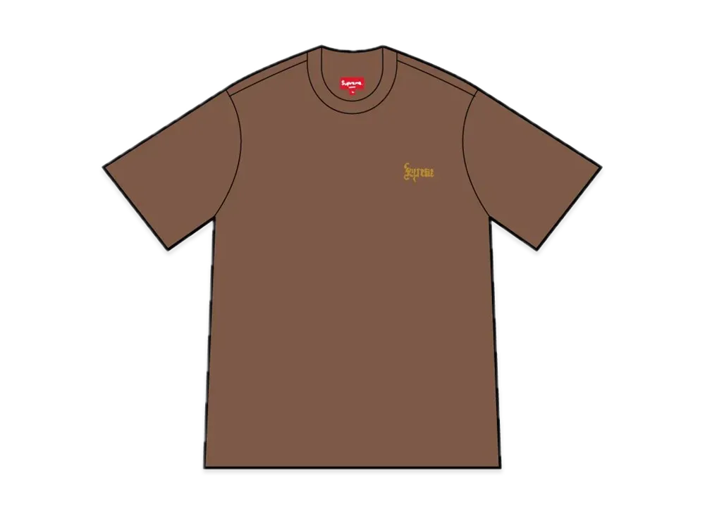 Supreme Old English Tee "Brown"