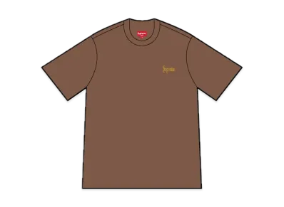 Supreme Old English Tee "Brown"