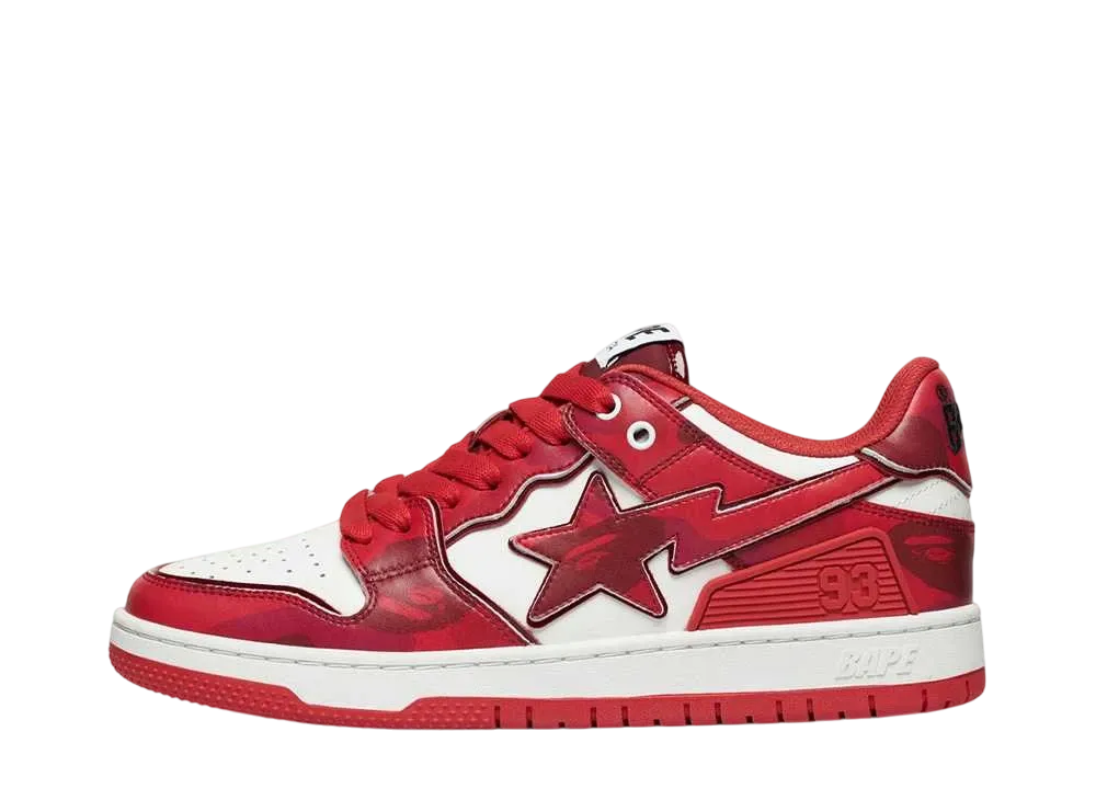 A BATHING APE®︎ Women's SK8 STA #1 "Red"