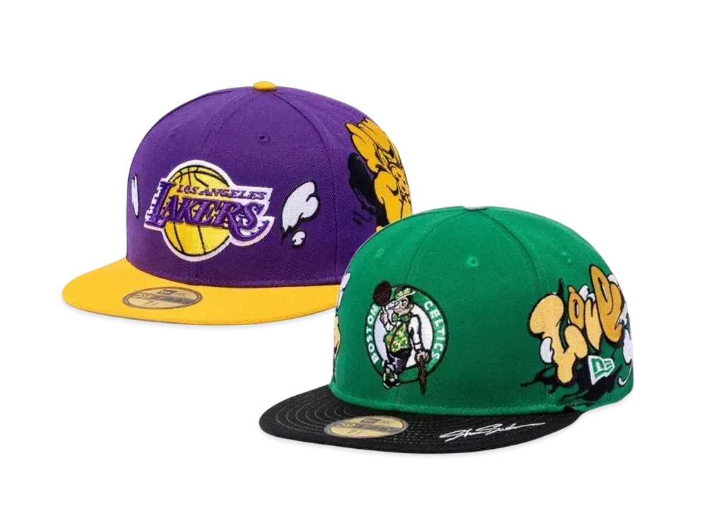 NEW ERA x NBA x SHUN SUDO 59FIFTY NBA Pack3 "Los Angeles Lakers/Boston Celtics"