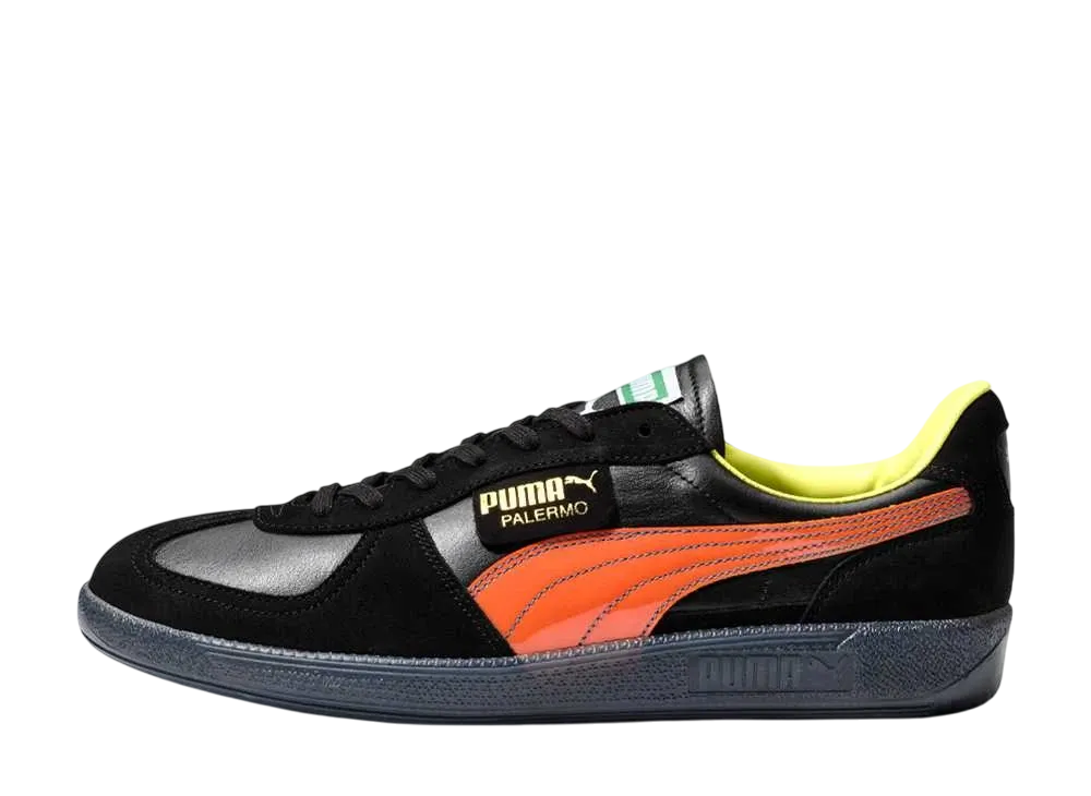 Kicks Lab × Puma Palermo MIJ KL Sport "Black/Flame Flicker/Lime Sheen"