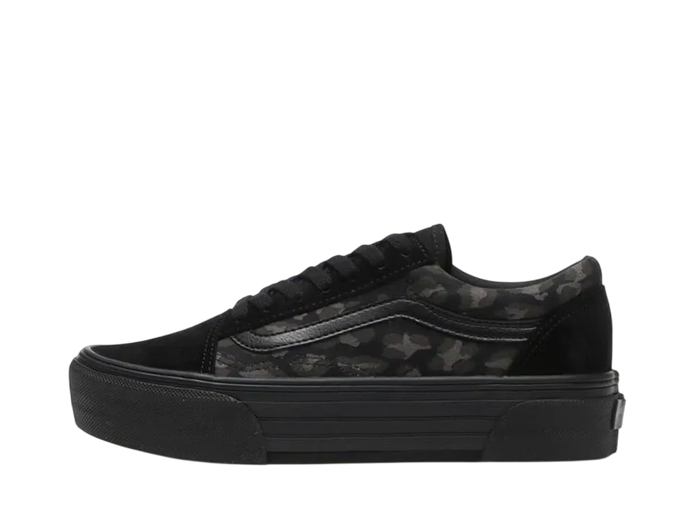 バンズ ウィメンズ オールドスクール CHKY "ブラック/レオパード" (V36CF CHKY LPD)