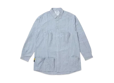 DIGAWEL x PORTER Pocket Shirt "Blue Stripe"