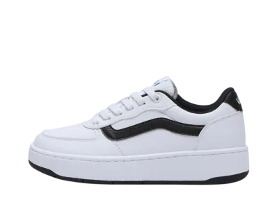 Vans Women's Kulick Plat "White/Black" (V2948 PLAT)