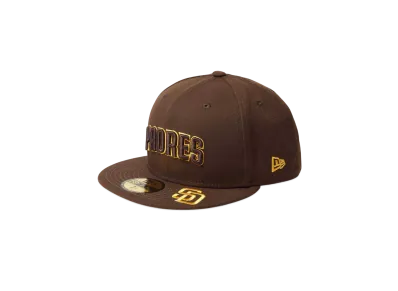 NEW ERA 59Fifty MLB Visor Logo San Diego Padres "Walnut"
