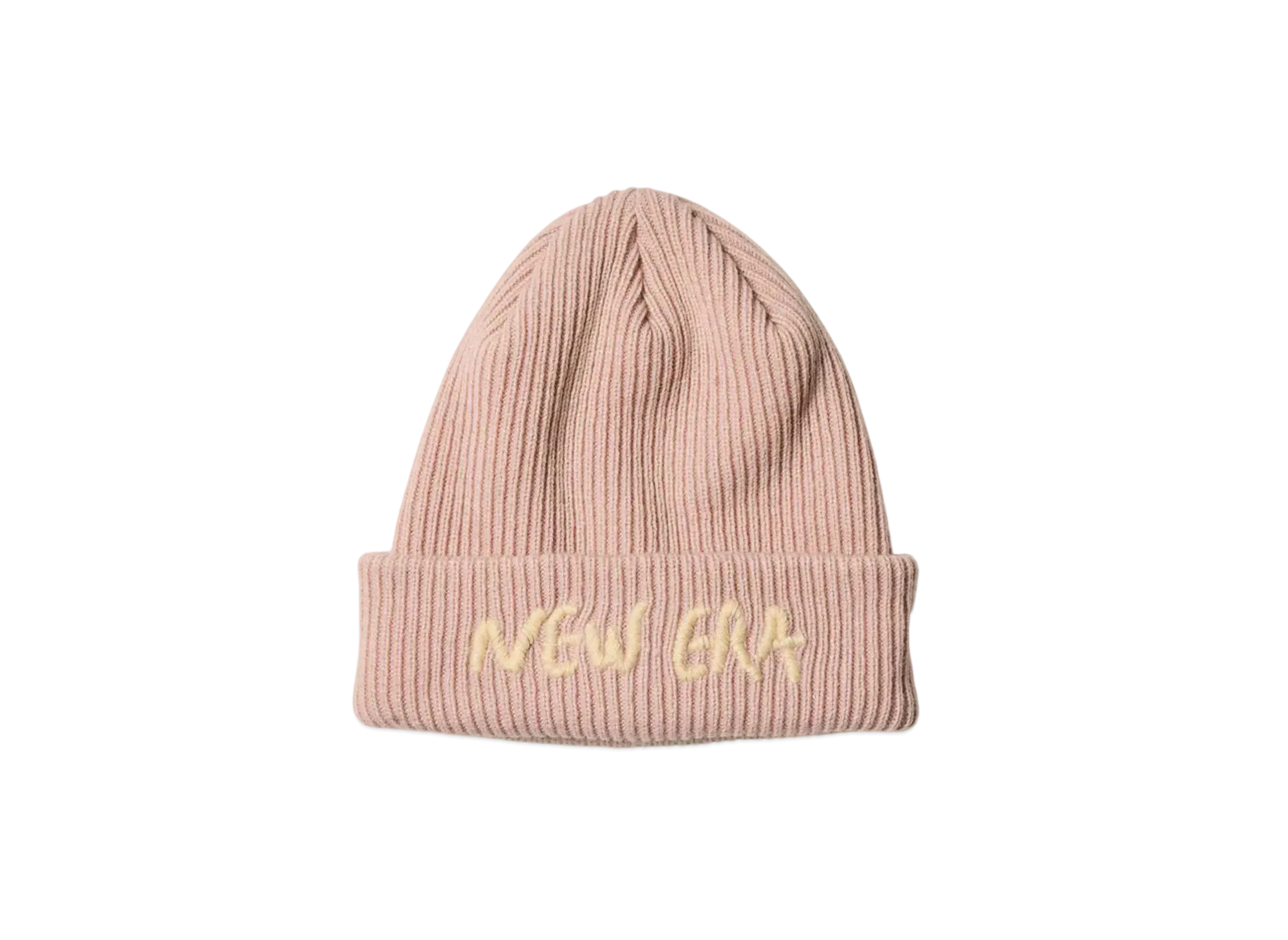 NEW ERA Basic Cuff Knit Handwritten Logo "Rusty Pink"