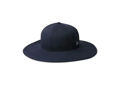 NEW ERA Fitted Long Brim Hat Gray Undervisor "Navy"