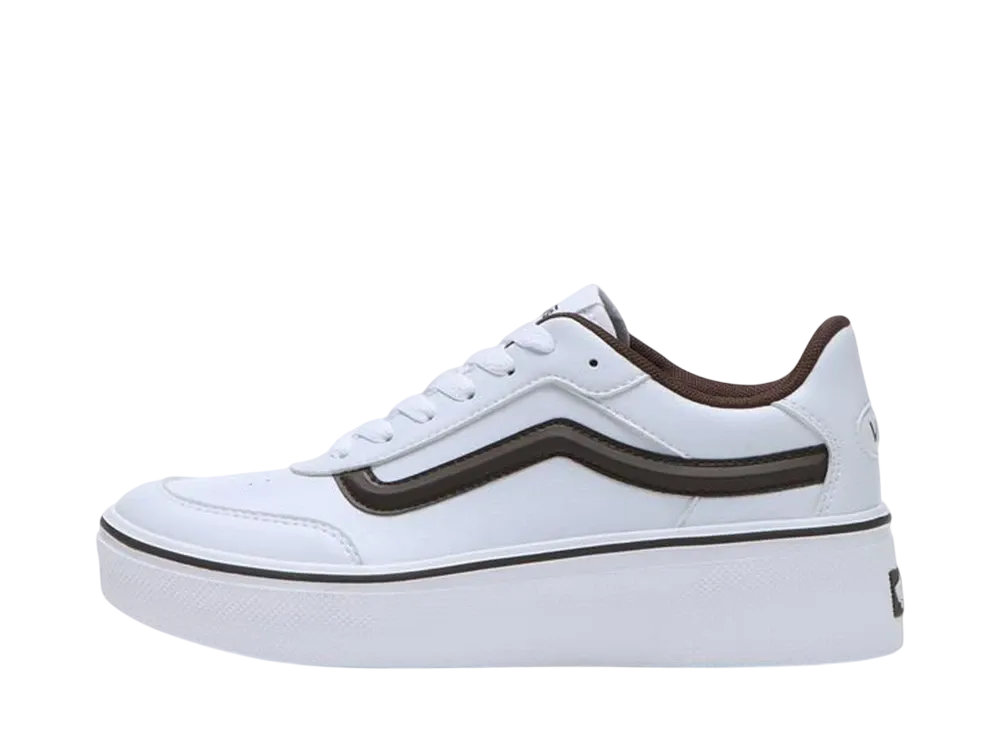 バンズ ウィメンズ イサック "ホワイト/ブラウン" (V3942)