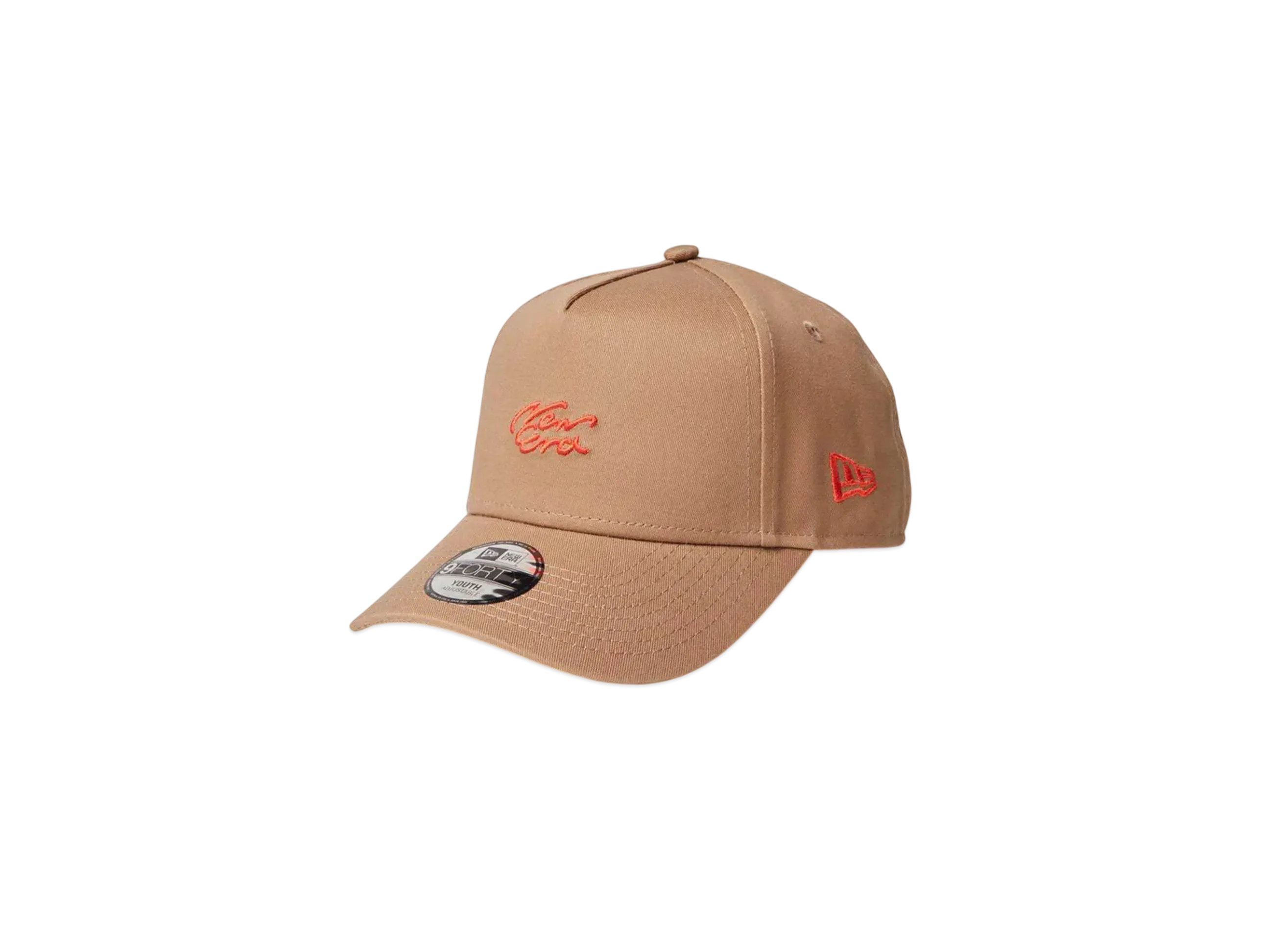 NEW ERA Youth 9Forty A-Frame Handwritten Logo "Khaki"