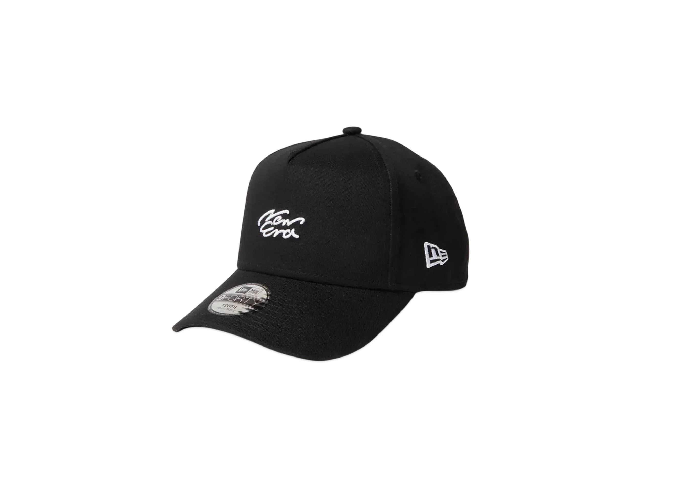 NEW ERA Youth 9Forty A-Frame Handwritten Logo "Black"