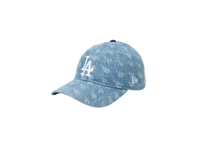 NEW ERA Youth 9Twenty Denim Monogram Los Angeles Dodgers "Washed Denim/Dark Royal"