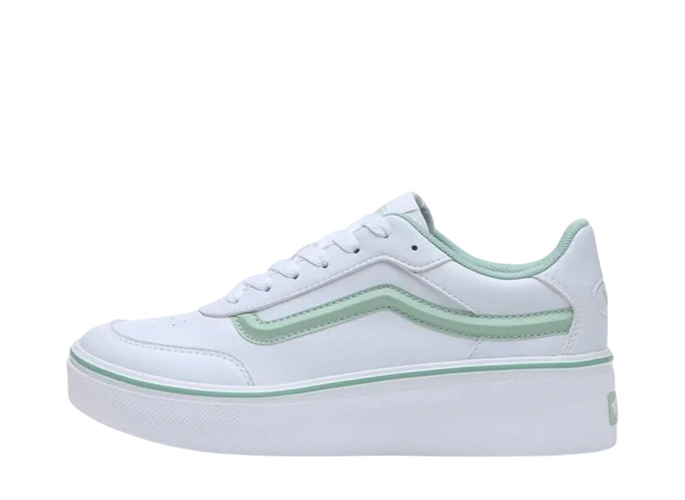 バンズ ウィメンズ イサック "ホワイト/グリーン" (V3942)