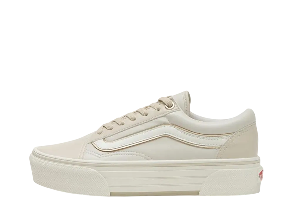 バンズ ウィメンズ オールドスクール CHKY "クレームブリュレ" (V36CF MP CHKY)