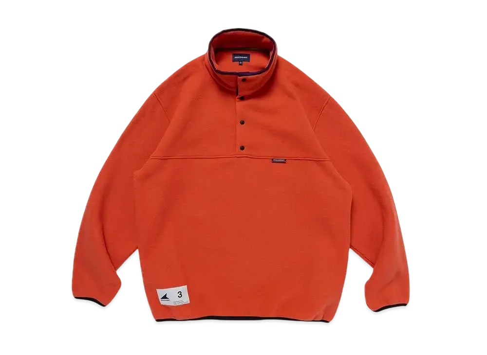 DESCENDANT Humming Fleece Pullover "Orange"