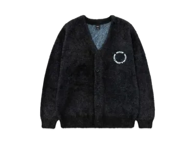 HUF Winter 24 Hard Note Cardigan "Black"