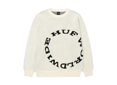 HUF Winter 24 Hard Note Sweater "Bone"