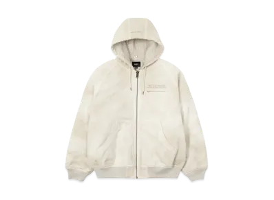 HUF Winter 24 Audio Hooded Jacket "Bone"