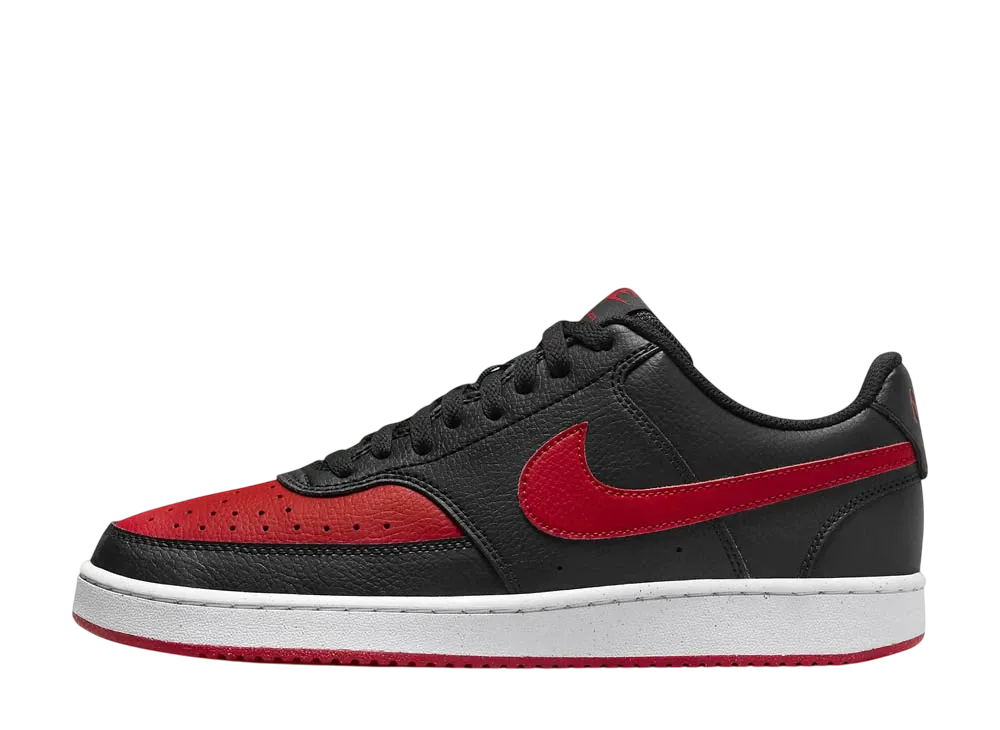 ナイキ コートビジョン ロー ネクスト ネイチャー "ブラック/ホワイト/ユニバーシティレッド"