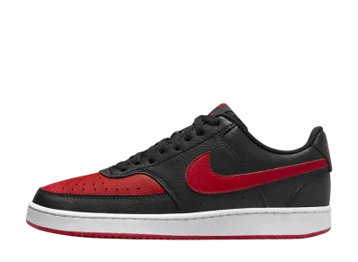 Nike Court Vision Low Next Nature "Black/White/University Red"