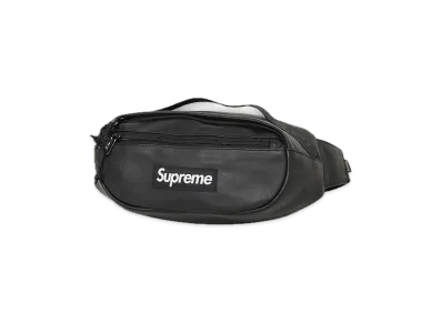Supreme Leather Waist Bag "Black" (24FW)