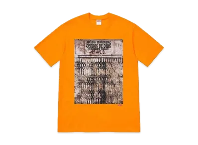 Supreme Martin Wong Iglesia Pentecostal Tee "Bright Orange"