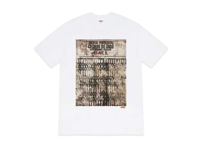 Supreme Martin Wong Iglesia Pentecostal Tee "White"