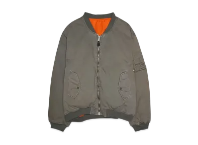 F.M.C.D. SUN-FADED COTTON PADDED BOMGER JACKET "OLIVE DRAB"