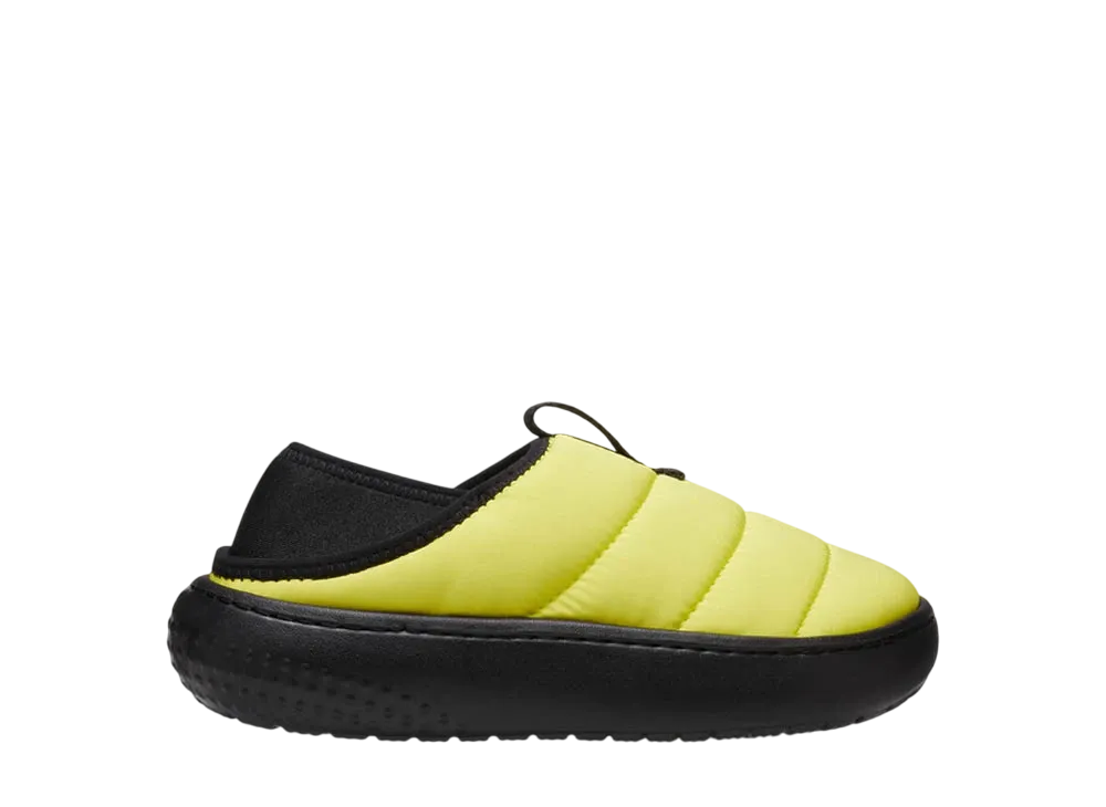 Crocs Big Kids Classic Puff Moc "Cyber Yellow/Multi"