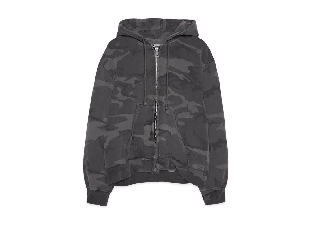 F.M.C.D. ANTIQUE WASH CAMO ZIP HOODIE "URBAN CAMO"