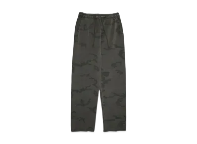 F.M.C.D. ANTIQUE WASH CAMO SWEAT PANTS "WOODLAND CAMO"