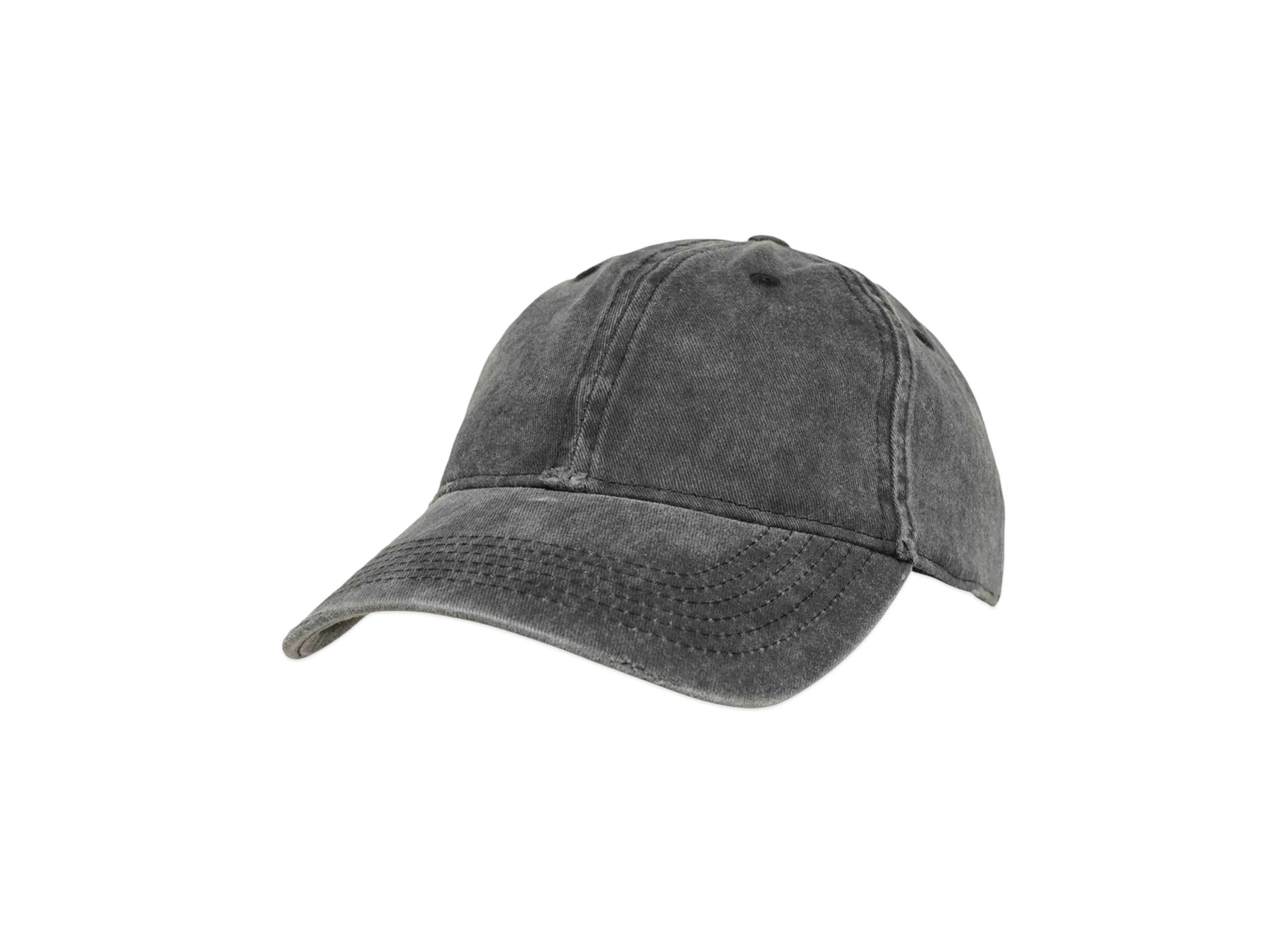 F.M.C.D. DISTRESSED WASH 6 PANEL CAP		 "BLACK"