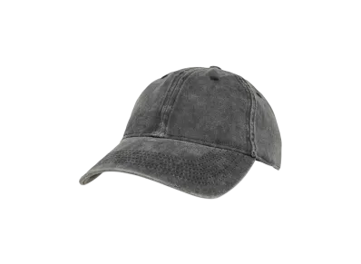 F.M.C.D. DISTRESSED WASH 6 PANEL CAP "BLACK"