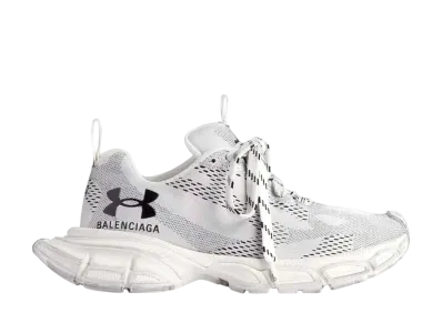 バレンシアガ x アンダーアーマー® 3XL ニット スニーカー "ホワイト/ブラック"