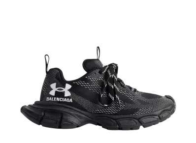 バレンシアガ x アンダーアーマー® ウィメンズ 3XL ニット スニーカー "ブラック/ホワイト"