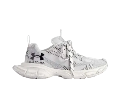 バレンシアガ x アンダーアーマー® ウィメンズ 3XL ニット スニーカー "ホワイト/ブラック"