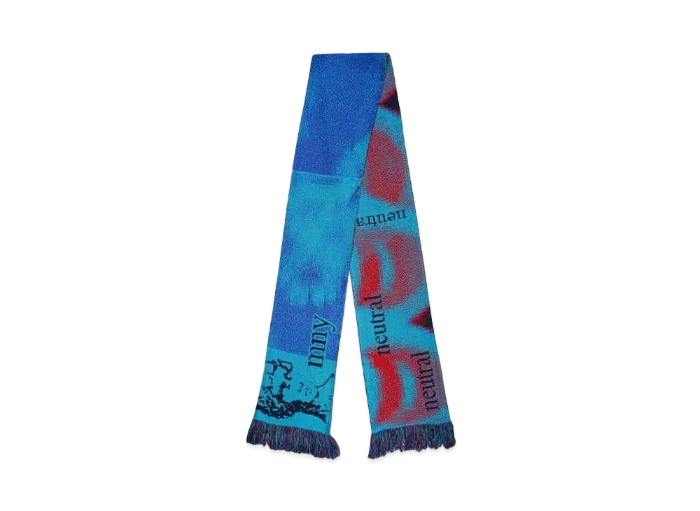 Montmartre New York Neutral Lips Scarf "MULTI"