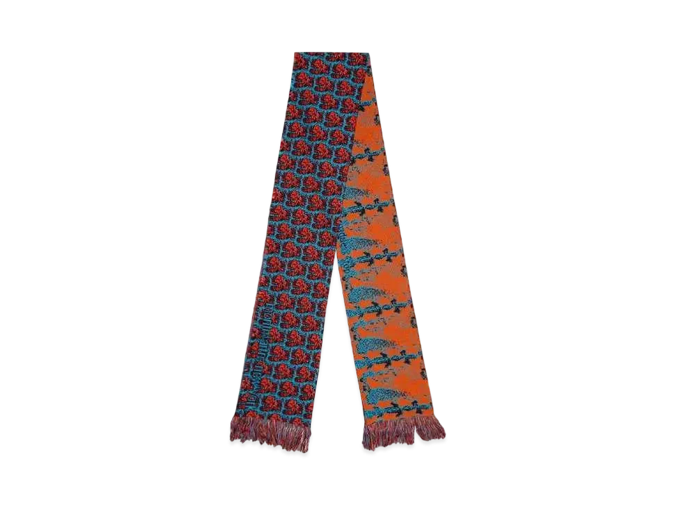 Montmartre New York Roses are orange Scarf "MULTI"